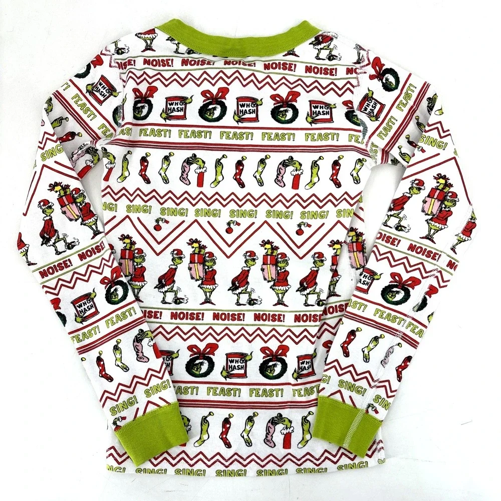 Hanna Andersson Grinch Pajama Top Size 10 Unisex Shirt ONLY‎